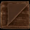 Brown Ellyn Faux Fur Throw