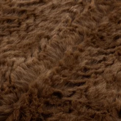 Brown Ellyn Faux Fur Throw