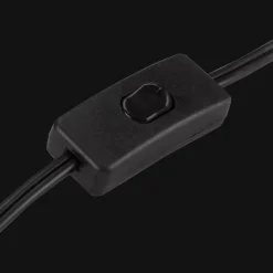 Brown Glass Mushroom Table Lamp