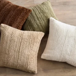 Brown Set of 2 Ellyn Decorative Pillow