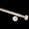 Brushed Nickel Curtain Tension Rod - Diameter 22/25 mm