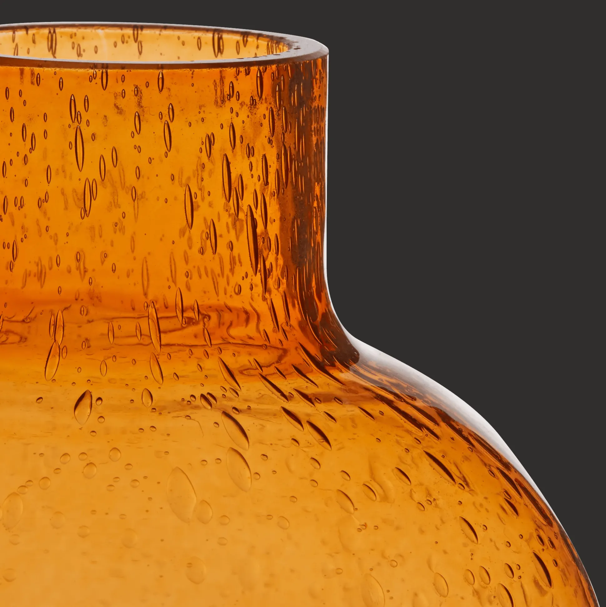 Bubble Glass Table Vase