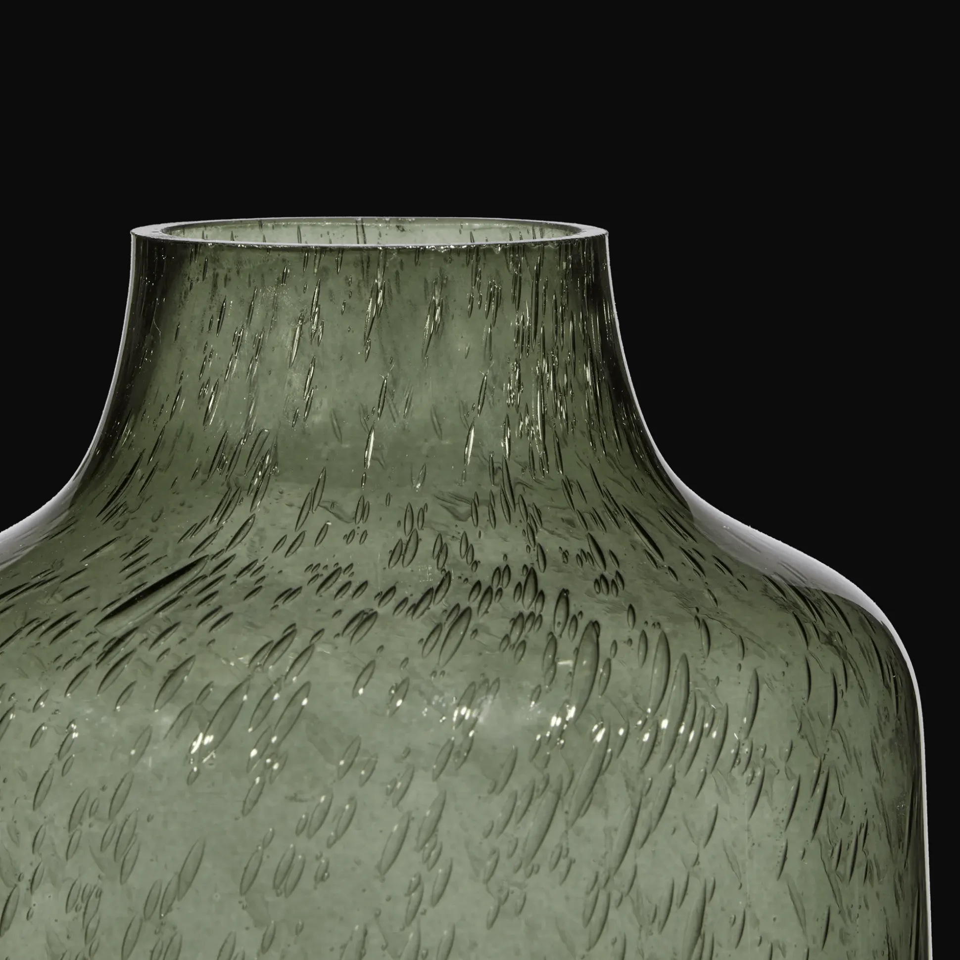 Bubble Glass Table Vase