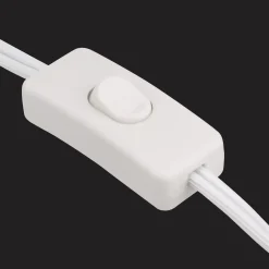 Ceramic and Rattan Table Lamp