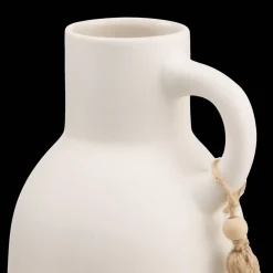 Ceramic Bottle Vase with Tassel