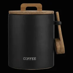 Ceramic Coffee Jar with Spoon
