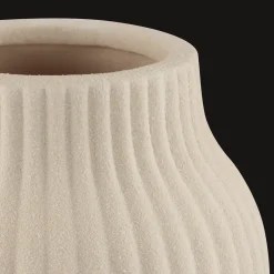 Ceramic Engraved Floor Vase