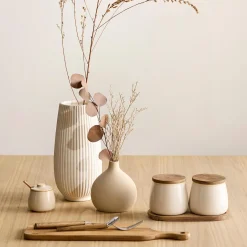 Ceramic Jar with Spoon