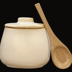 Ceramic Jar with Spoon
