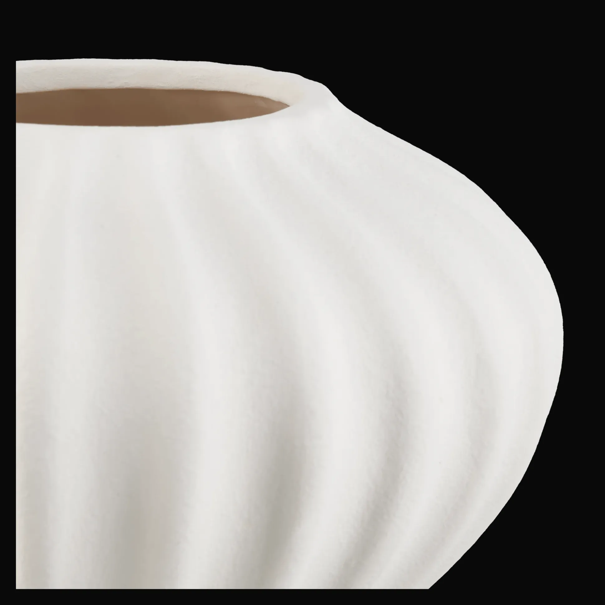 Ceramic Ribbed Bowl
