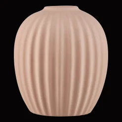 Ceramic Ribbed Table Vase