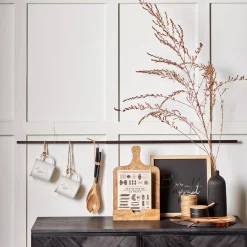 Ceramic Salt Jar with Bamboo Lid and Spoon