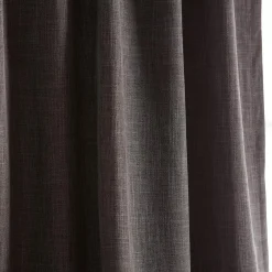 Charcoal Chita Back Tab Blackout Curtain