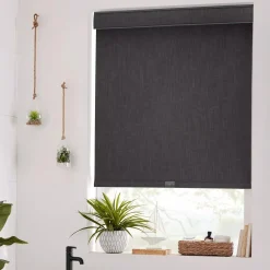 Charcoal Chita Cordless Blackout Roller Shade