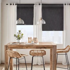 Charcoal Chita Cordless Blackout Roller Shade