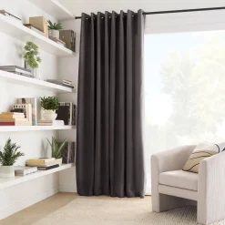 Charcoal Emile Panel Curtain
