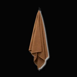 Cognac Textured Bath Towel