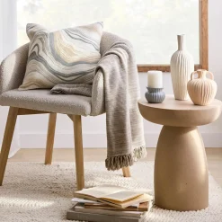 Concrete Effect Side Table