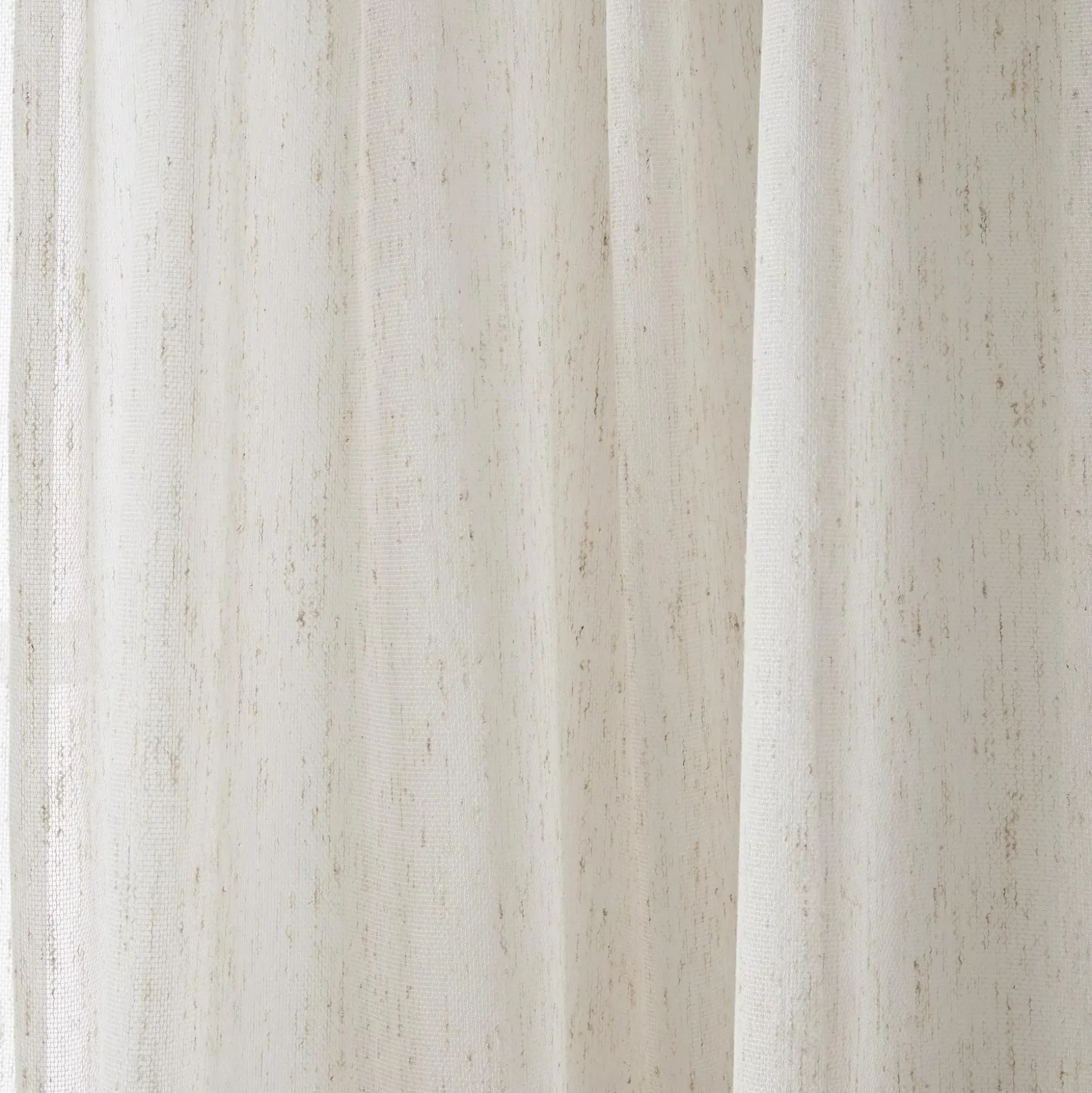 Cream Eneca Back-Tab/Rod-Pocket Curtain