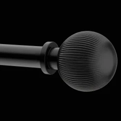 Curtain Rod Set - Diameter 22/25 mmBlack