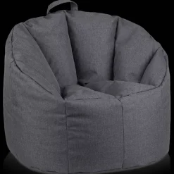 Dark Grey Canvas Bean Bag
