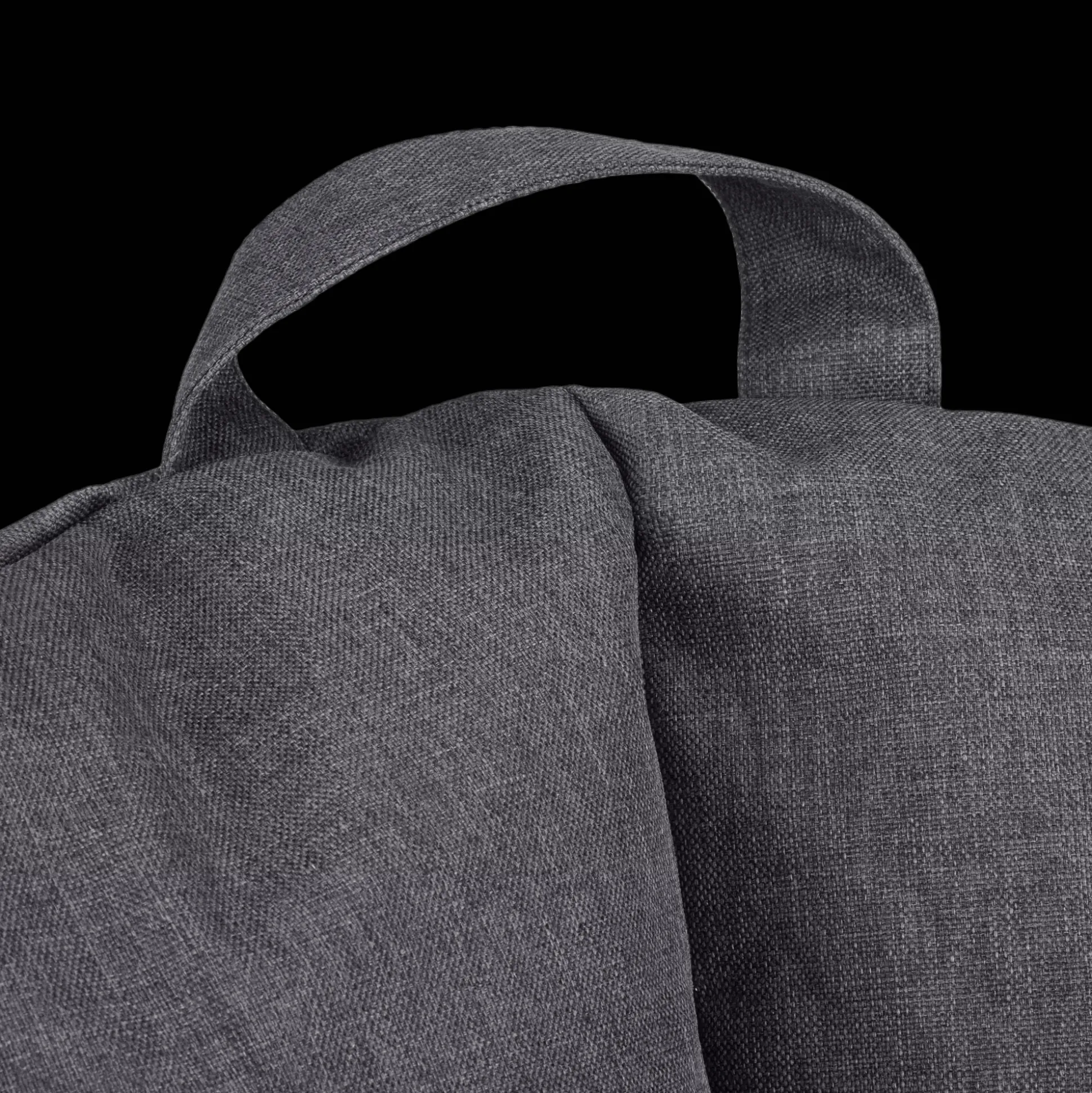 Dark Grey Canvas Bean Bag