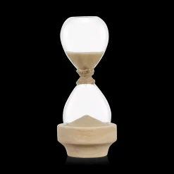 Decorative Hourglass with Wood Base