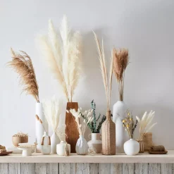 Dried Pampas and Eucalyptus Bouquet