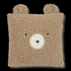 Emery Brown Teddy Throw Pillow