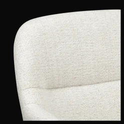 Fabric and Metal Accent Chair