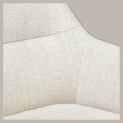 Fabric and Metal Accent Chair