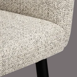 Fabric and Metal Accent Chair
