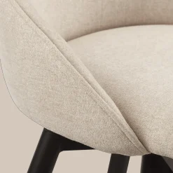 Fabric and Metal Bar Stool