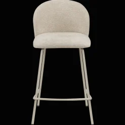 Fabric and Metal Bar Stool
