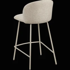 Fabric and Metal Bar Stool