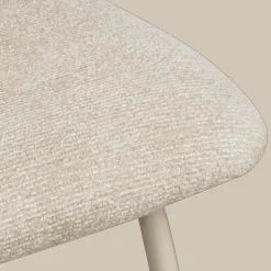 Fabric and Metal Bar Stool