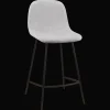 Fabric and Metal Bar Stool
