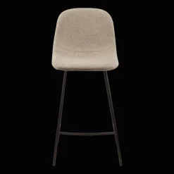 Fabric and Metal Bar Stool