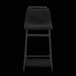 Fabric and Metal Counter Stool