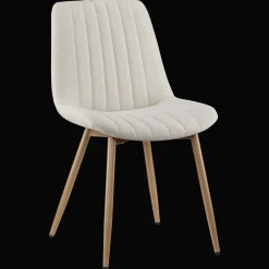 Fabric and Metal Dining Chair