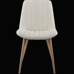 Fabric and Metal Dining Chair