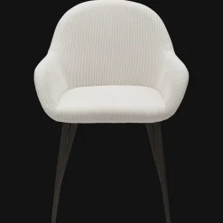 Fabric and Metal Dining Chair