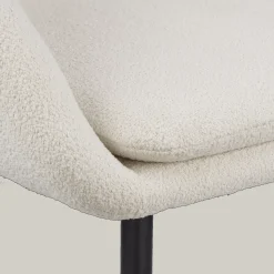 Fabric and Metal Dining Chair