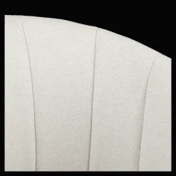 Fabric and Metal Wood Effect Accent Chair