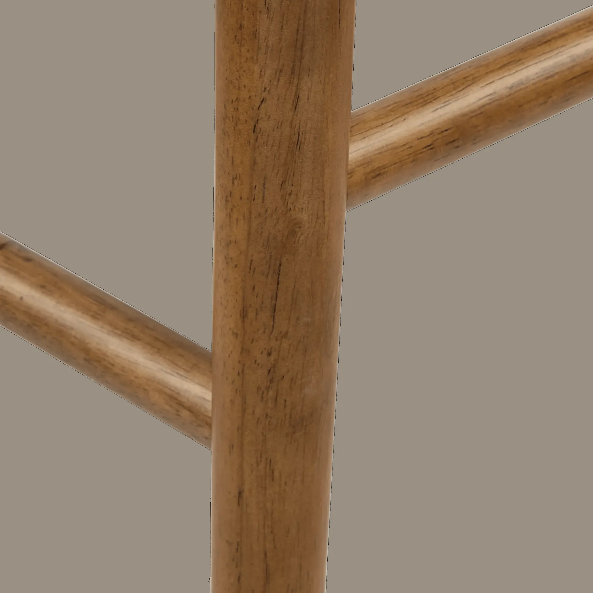 Fabric and Wood Counter Stool