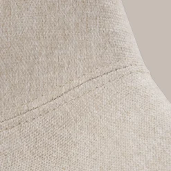 Fabric and Wood Dining Chair