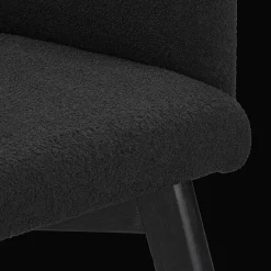 Fabric and Wood Dining Chair