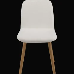 Fabric and Wood Dining Chair