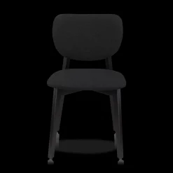 Fabric and Wood Dining Chair