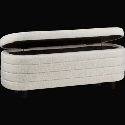 Fabric Ottoman with Storage
